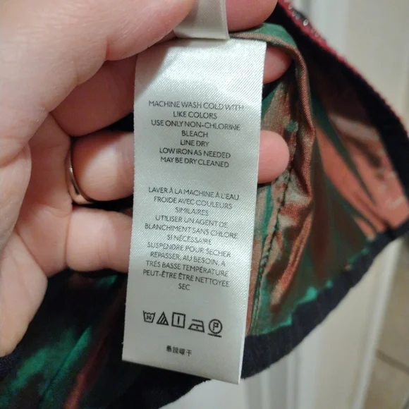 Anthropologie Red and Black Embroidered Blazer - Picture 5 of 7